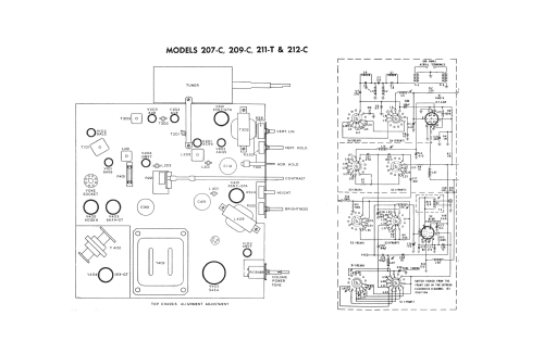 Radiola Deep Image 207C; Amalgamated Wireless (ID = 3019402) Television