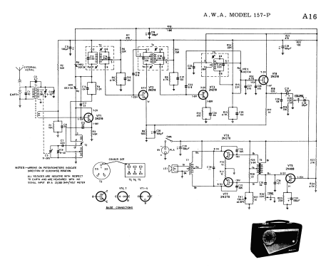 Radiola Transistor Seven 157-P; Amalgamated Wireless (ID = 1447109) Radio