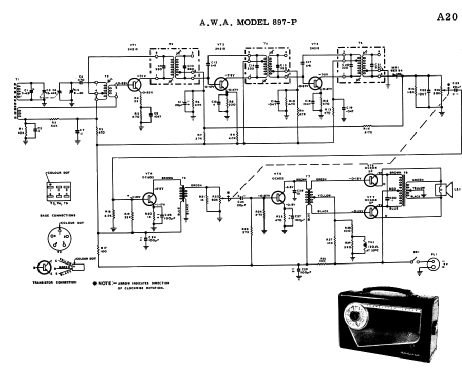 Radiola Transistor Seven 897-P; Amalgamated Wireless (ID = 1432098) Radio
