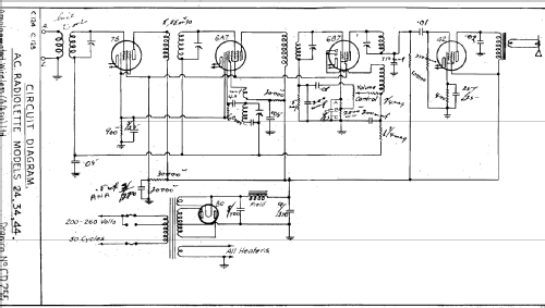 Radiolette 24 Ch=C124; Amalgamated Wireless (ID = 2395336) Radio