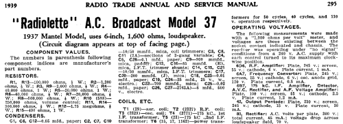 Radiolette 37; Amalgamated Wireless (ID = 1943196) Radio