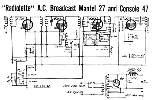 Radiolette 47; Amalgamated Wireless (ID = 1199041) Radio