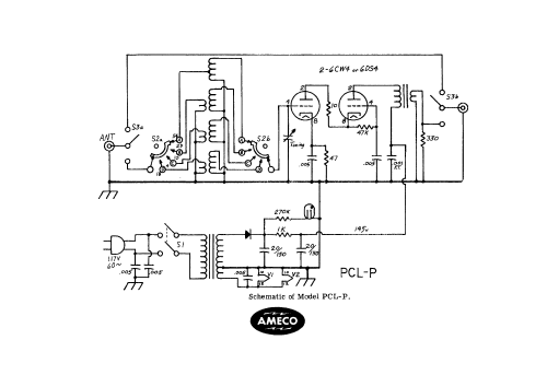 Nuvistor Cascode Preamplifier PCL-P; American Electronics (ID = 1847445) RF-Ampl.