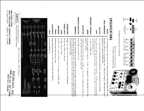 Mixer MX-10; Ampex; San Carlos, (ID = 2067920) Verst/Mix