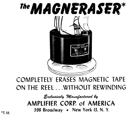 Magneraser 200C; Amplifier (ID = 1685253) Equipment