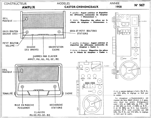 Castor ; Amplix CGTVE; Paris (ID = 227783) Radio