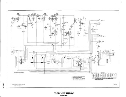 Tape Recorder 757-A; Ampro Corp.; Chicago (ID = 434768) Ton-Bild