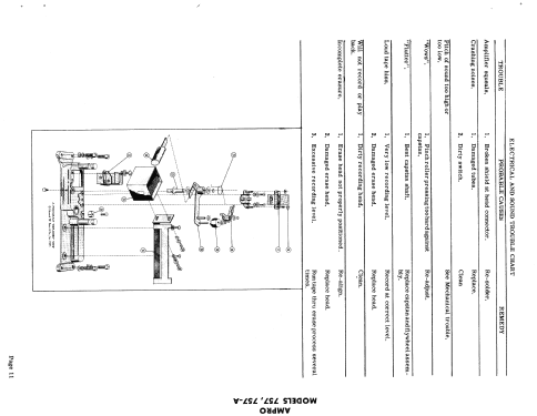 Tape Recorder 757-A; Ampro Corp.; Chicago (ID = 434785) Ton-Bild