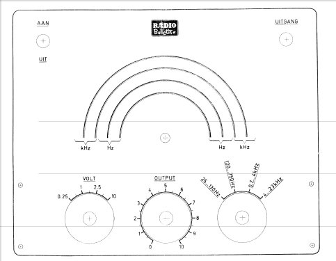 Audio-generator UN-35; Amroh NV Radio (ID = 396350) Bausatz