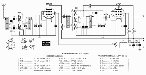 Batterijontvanger M.K. Paradyne ; Amroh NV Radio (ID = 1696664) Radio