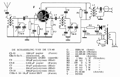 Convertor voor de Visserijband UN-60; Amroh NV Radio (ID = 1702440) Radio
