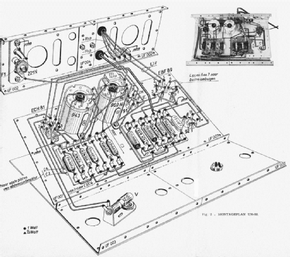 Gevoelige MG afstemmer UN-53; Amroh NV Radio (ID = 1705390) Radio