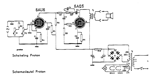 Grammofoon-versterker Proton; Amroh NV Radio (ID = 409960) Ton-Bild