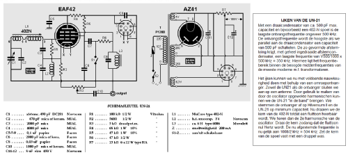 M.F. Trimoscillator UN-21; Amroh NV Radio (ID = 1323164) Ausrüstung