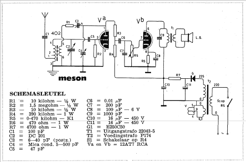 Meson ; Amroh NV Radio (ID = 370501) Bausatz