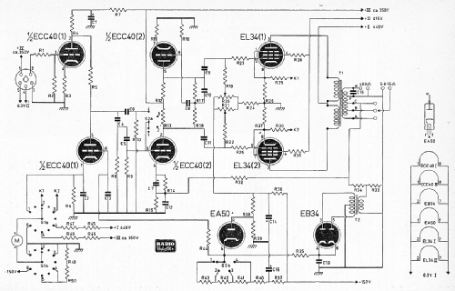 MK Model Ontwerp HV 250; Amroh NV Radio (ID = 2343197) Ampl/Mixer