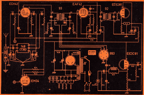 Super afstemmer MK-53 Ch= 51; Amroh NV Radio (ID = 2143590) Radio