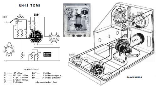 Toveroog Meter-indicator 'Tomi' UN-18; Amroh NV Radio (ID = 1321522) Equipment