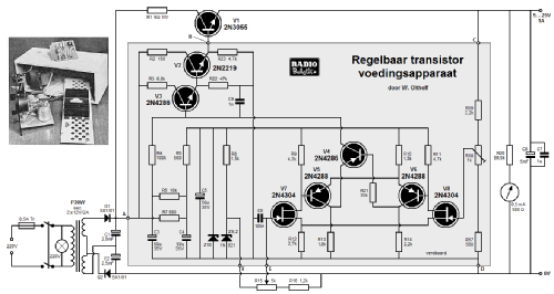Transistorvoeding 2 x 15 V / 1,5 A ; Amroh NV Radio (ID = 1377561) Power-S