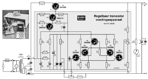 Transistorvoeding 2 x 15 V / 1,5 A ; Amroh NV Radio (ID = 1377561) Aliment.