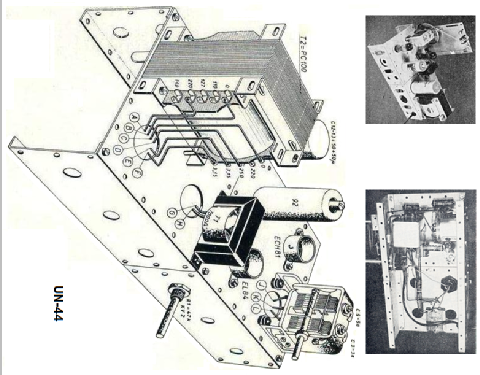 Tweelamps supertje UN-44; Amroh NV Radio (ID = 1346424) Radio