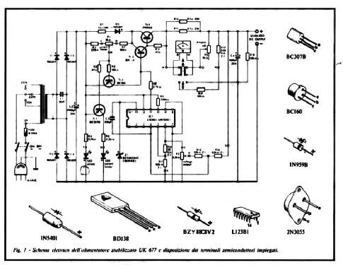 Alimentatore - Power Supply UK-677; Amtron, High-Kit, (ID = 1961032) Kit