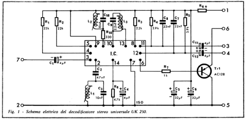 Decodificatore stereo universale UK-250; Amtron, High-Kit, (ID = 1959070) Kit