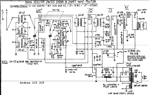 2C5 Ch= C5S; Andrea Radio Corp.; (ID = 390365) Radio