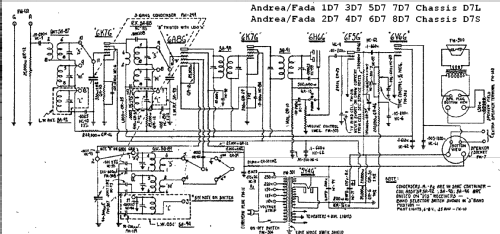 5D7 Ch= D7L; Andrea Radio Corp.; (ID = 382565) Radio