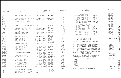 J5B J5B; Andrea Radio Corp.; (ID = 323263) Radio