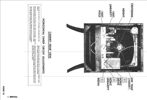 LB Ch= VQ21; Andrea Radio Corp.; (ID = 2485240) Television