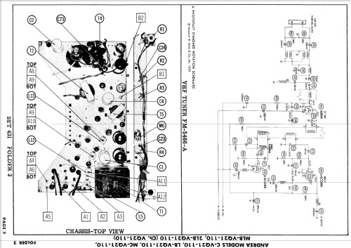 LB-VQ21-110 Ch= VQ21-110; Andrea Radio Corp.; (ID = 866869) Television