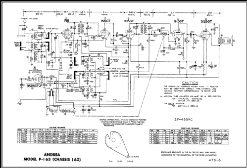 PI-63 Ch= I63; Andrea Radio Corp.; (ID = 452147) Radio