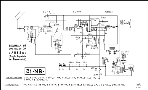 31-NB; Anglo Española de (ID = 211121) Car Radio