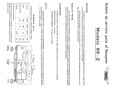 66-Z; Anglo Española de (ID = 869855) Radio