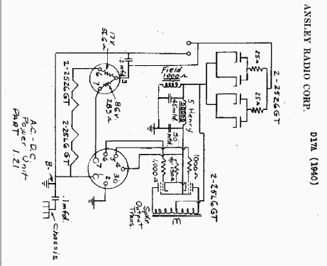 AMP/SPU Part 1.21; Ansley Radio; New (ID = 790697) Ampl/Mixer