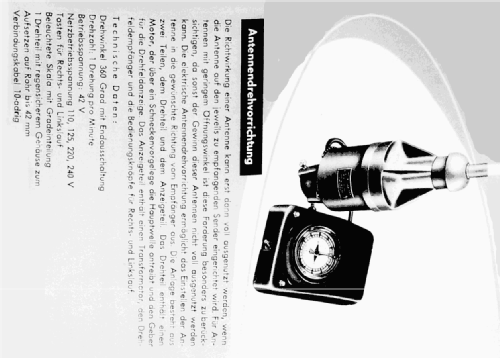 Antennenrotor - Antennendrehvorrichtung Telerotor 1185.160; Antennenwerke Bad (ID = 1644576) Diverses