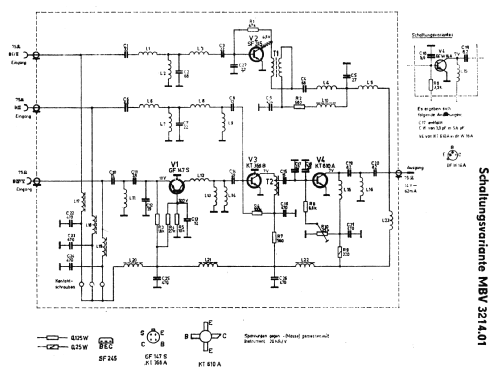 Mehrbereichsverstärker MBV 3214.01; Antennenwerke Bad (ID = 1649267) Ampl. HF