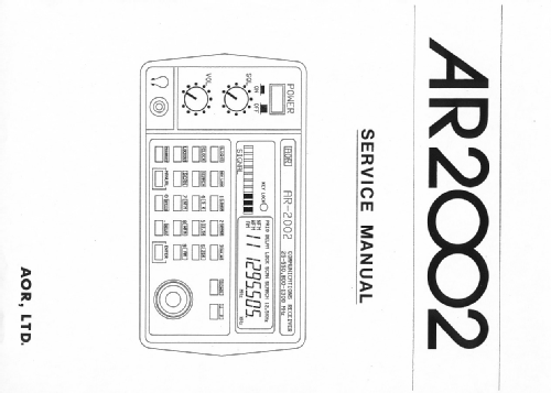 AR-2002; AOR Ltd., Tokyo (ID = 624179) Amateur-R
