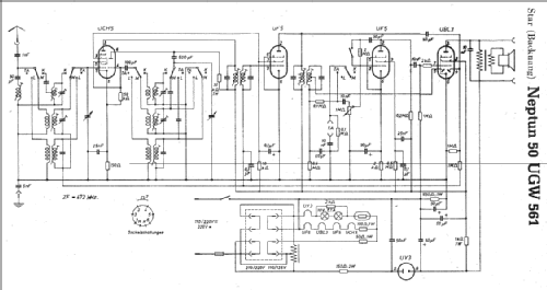 Neptun 50 UGW561; Apparatebau Backnang (ID = 6858) Radio
