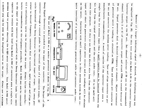 UHF Signal Generator A-900; Approved Electronic (ID = 1812093) Equipment