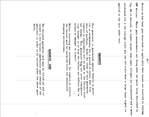 UHF Signal Generator A-900; Approved Electronic (ID = 1812096) Equipment