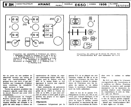 E650; Ariane; Paris (ID = 51437) Radio