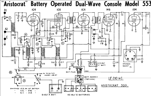 Aristocrat 553; Electrical Specialty (ID = 1931824) Radio