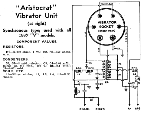 Aristocrat 651V; Electrical Specialty (ID = 1932200) Radio