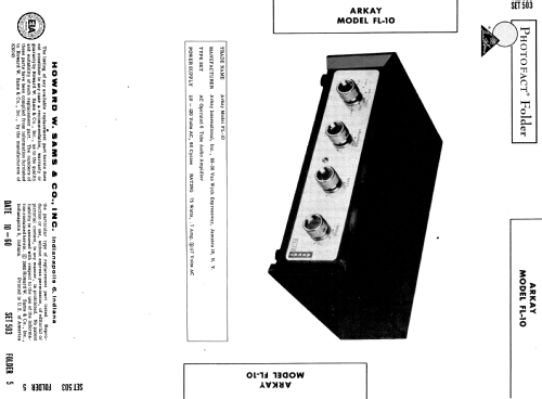 FL-10 ; Arkay International (ID = 523206) Ampl/Mixer