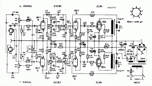 Stereo-Kleinverstärker STV1; ARLT Radio (ID = 607203) Ampl/Mixer