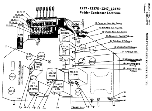 1247D ; Arvin, brand of (ID = 426287) Radio