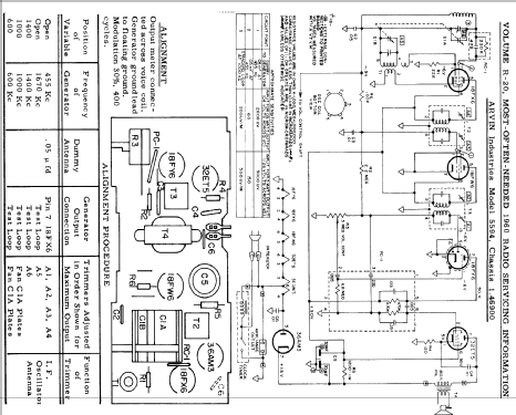 12R23 Ch= 1.46900; Arvin, brand of (ID = 447649) Radio