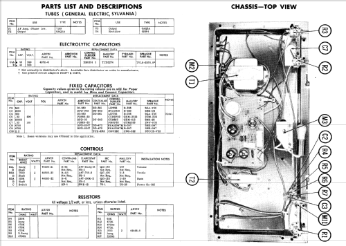 High Fidelity Amplifier 1586 Ch= 1.46500; Arvin, brand of (ID = 645968) Verst/Mix